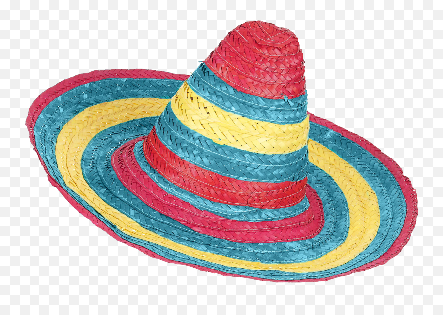 Sombrero Png Transparent Images - Red Green And Yellow Mexican Sombrero,Sombrero Transparent