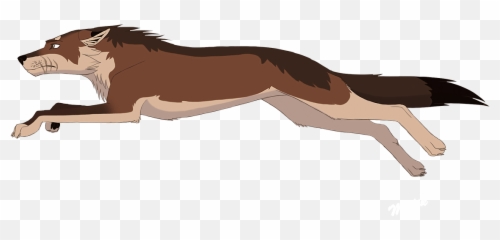 Dog Pack Animation Lion Drawing - Cartoon Wolf Png Download Cartoon Running Wolf Drawing,Wolf Cartoon Png