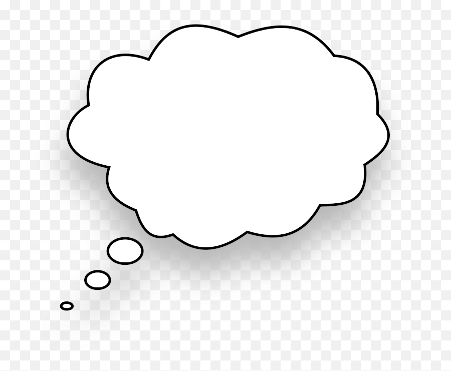 The - Black Background Thinking Bubble Transparent Cartoon Thinking Bubble Black Background Png,Thought Bubble Transparent Png