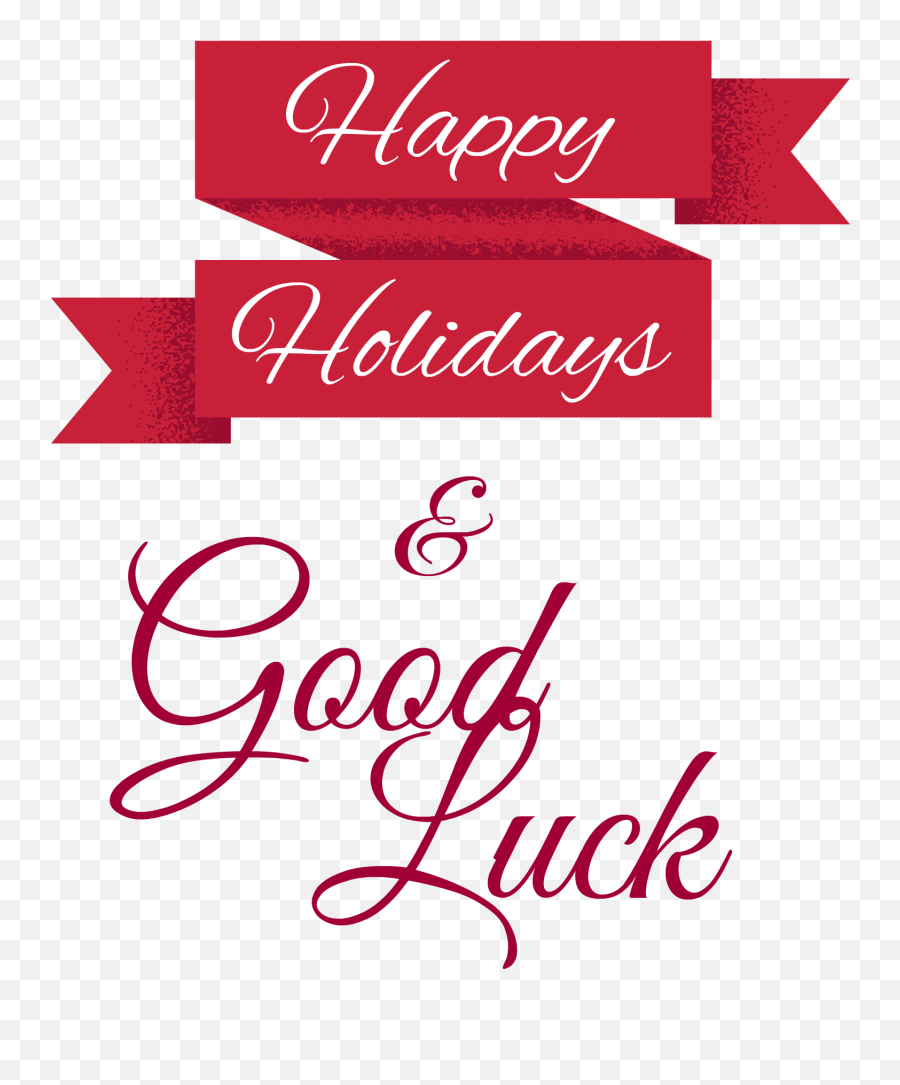 Femme Fitale Fit Club Bloghappy Holidays And Good Luck - Good Luck And Happy Holidays Png,Happy Holiday Png