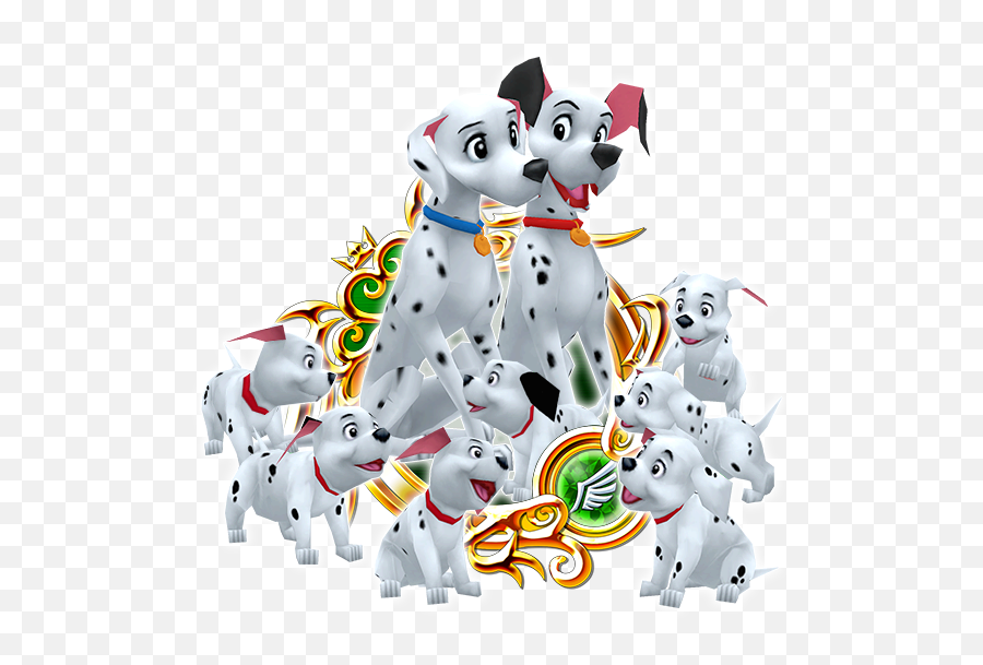101 Dalmatians - Kingdom Hearts 101 Dalmatians Png,Dalmatian Png