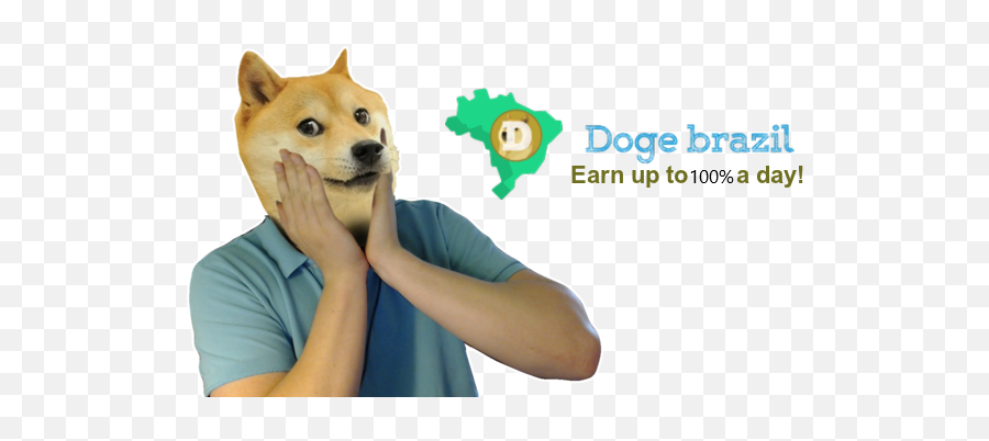 Doge Brazil Earn Dogecoins - Doge Brazil Png,Doge Transparent