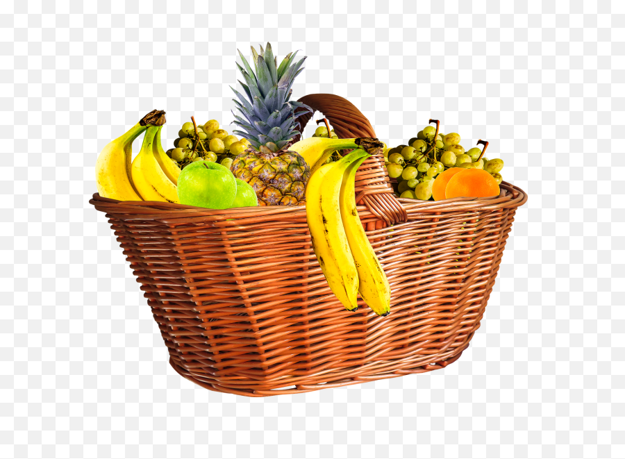 Fruits Transparent Basket Png Picture - Fruits Basket Png Transparent,Basket Png