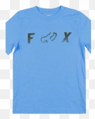Boys Fox Racing Logo Tee Youth Kids - shirt Moto Bmx png