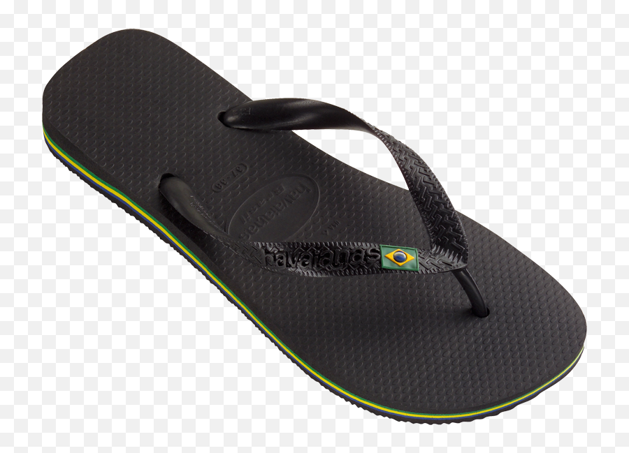 Havaianas Brazil Sandal Black Flip Flop - Brazilian Slippers Png,Flip Flop Icon