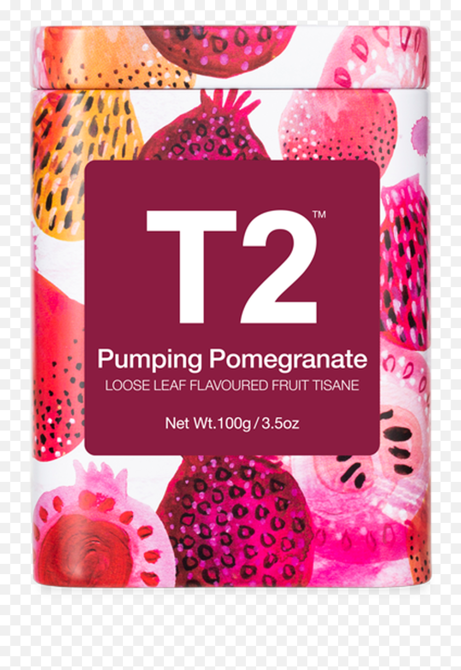 Pumping Pomegranate 100g T2 Icon Tin - T2 Tea Png,Pomegranate Icon
