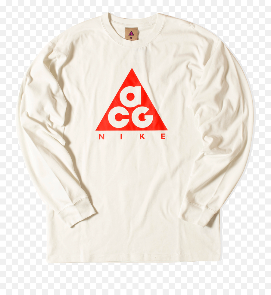 Nrg Acg Long Sleeve Tee Logo White Png Nike