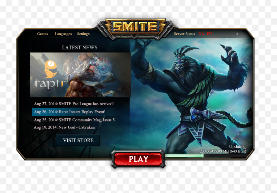 Smite Standalone Launcher - Wpf Game Launcher Png,Rocketdock Minecraft Icon