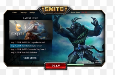 Smite Standalone Launcher - Wpf Game png