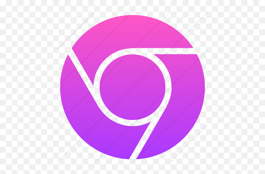 Iconsetc Simple Ios Pink Gradient Raphael Chrome Icon - Google Chrome Icon Pink Png,Where Is The Chrome Icon