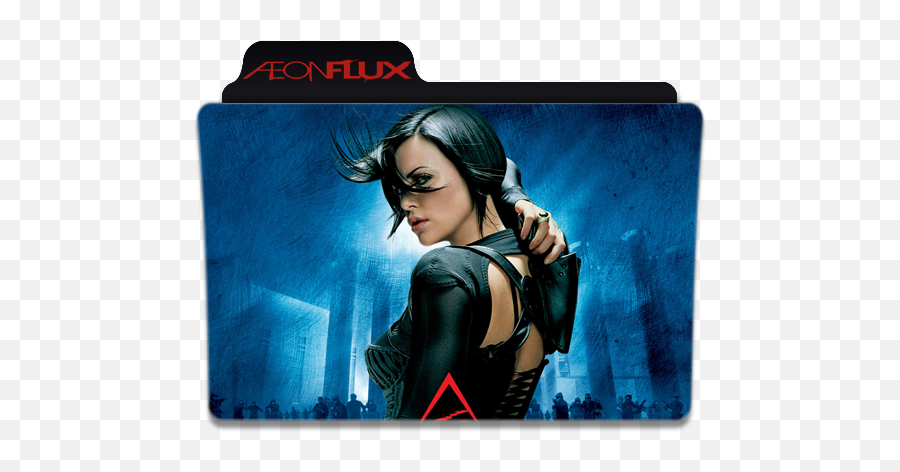 Aeon Flux 2005 Folder Icon - Designbust Aeon Flux Blu Ray Cover Png,Cg Icon