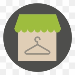 Second Hand Store Icon Transparent Png - Thrift Shop