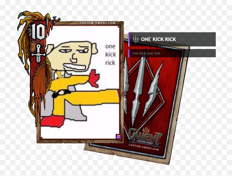 Make Your Own Gwent Cards - One Kick Rick Png,Gwent Icon