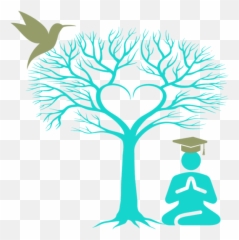 Academy Courses U2014 Mind Detox - Heart Tree Silhouette Svg png