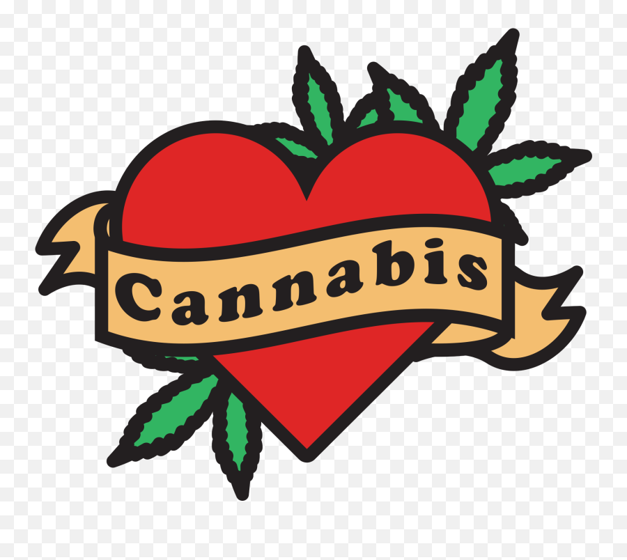 Sticker Pack - Cannabis Png Tattoo,Heart Tattoo Png