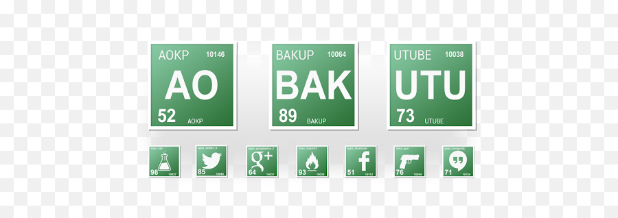 Download Photo - Icon Pack Breaking Bad Png Image With No Vertical,Green Icon Pack