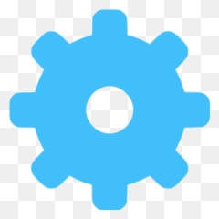 Caribbean Blue Gear 2 Icon - Free caribbean icons Interoperability Icon png