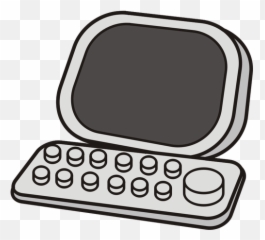 Vector Image Of Retro Computer Icon Public Domain Vectors - Retro Pc Icon Png,Computer Icon Vector Free