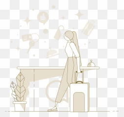 Laso Experience - The Future of Guest Illustration png