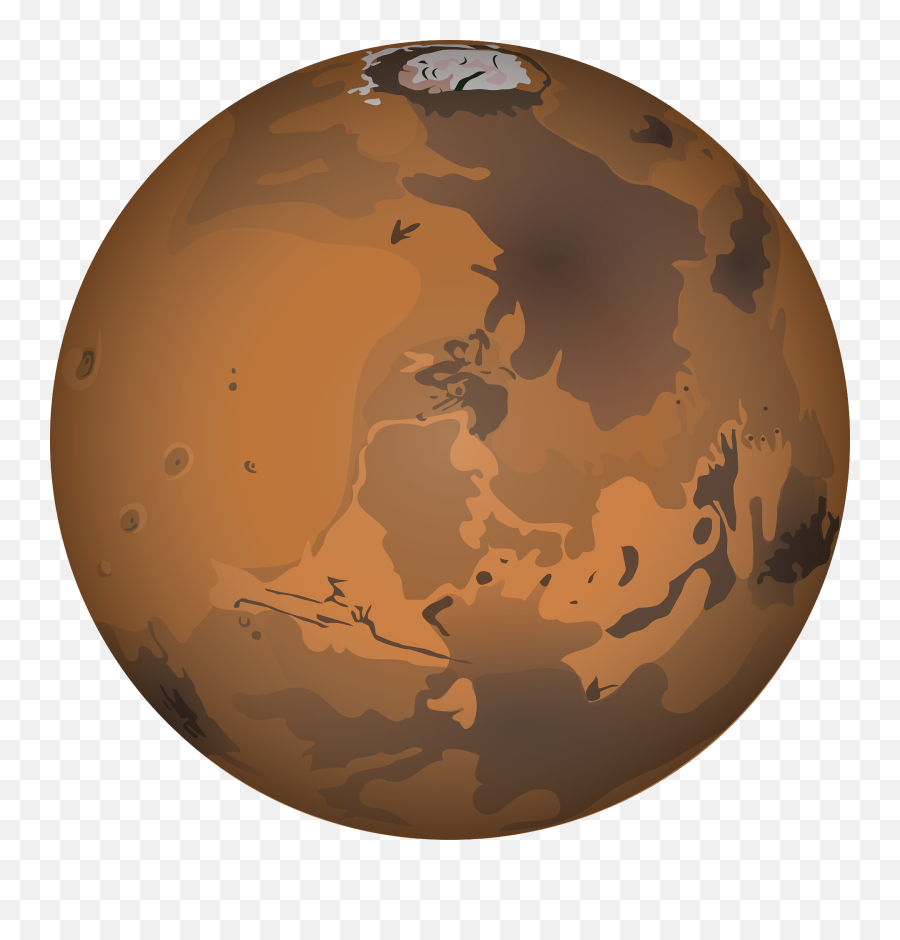 Brownmarvin The Martianmars Exploration Rover Png Clipart - Clipart Mars Transparent Background,Marvin The Martian Png