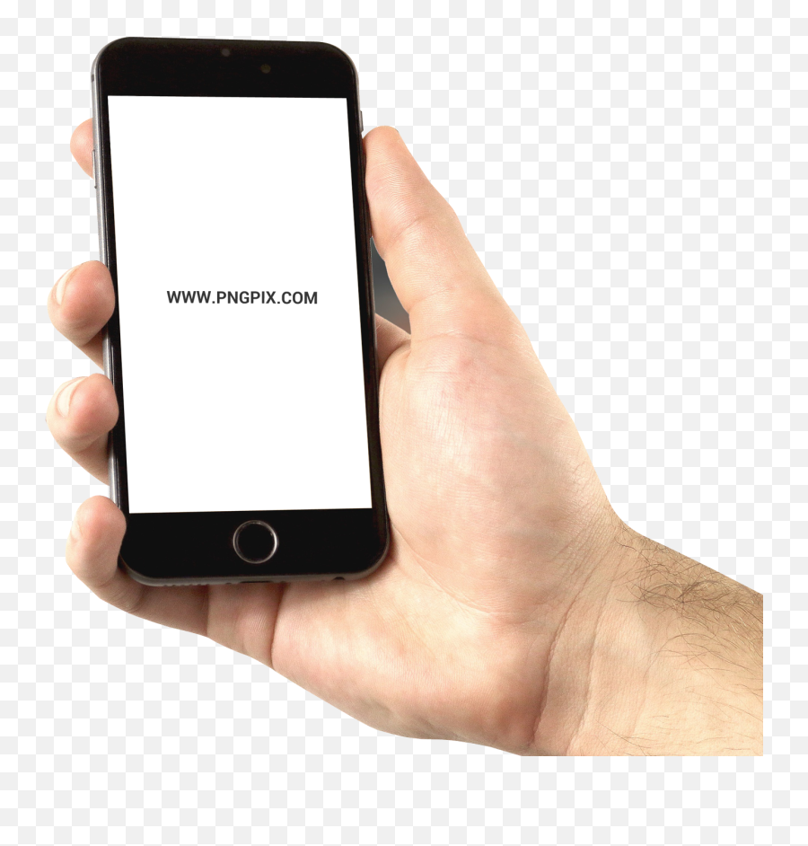 Iphone - Iphone On Hand Png,Iphone Clipart Png