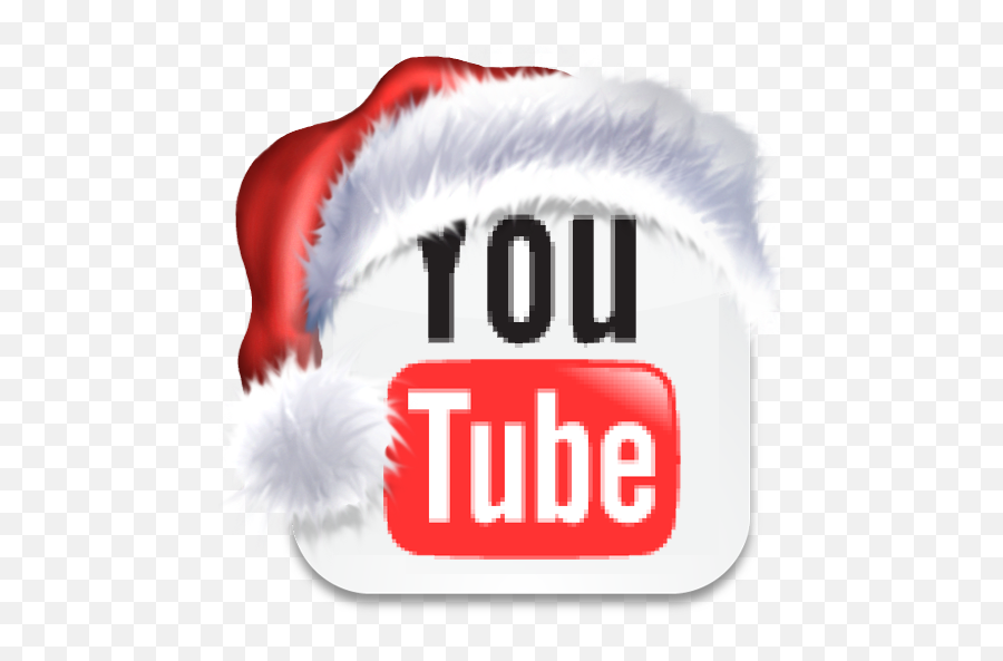 Youtube Santa Claus Hat Christmas Free Icon Of - Youtube Icon Png,Youtube Logo Image