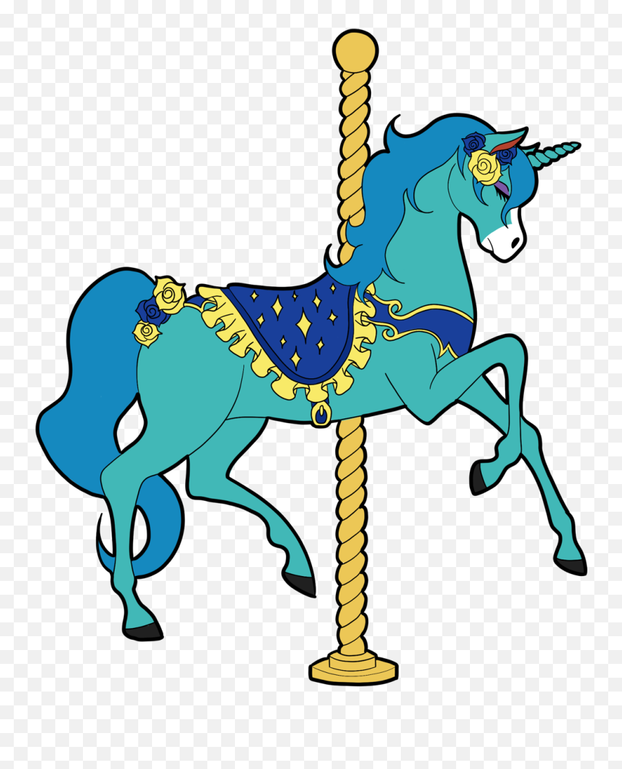 Unicorn Cliparts 21 - Carousel Horse Png,Unicorn Clipart Png