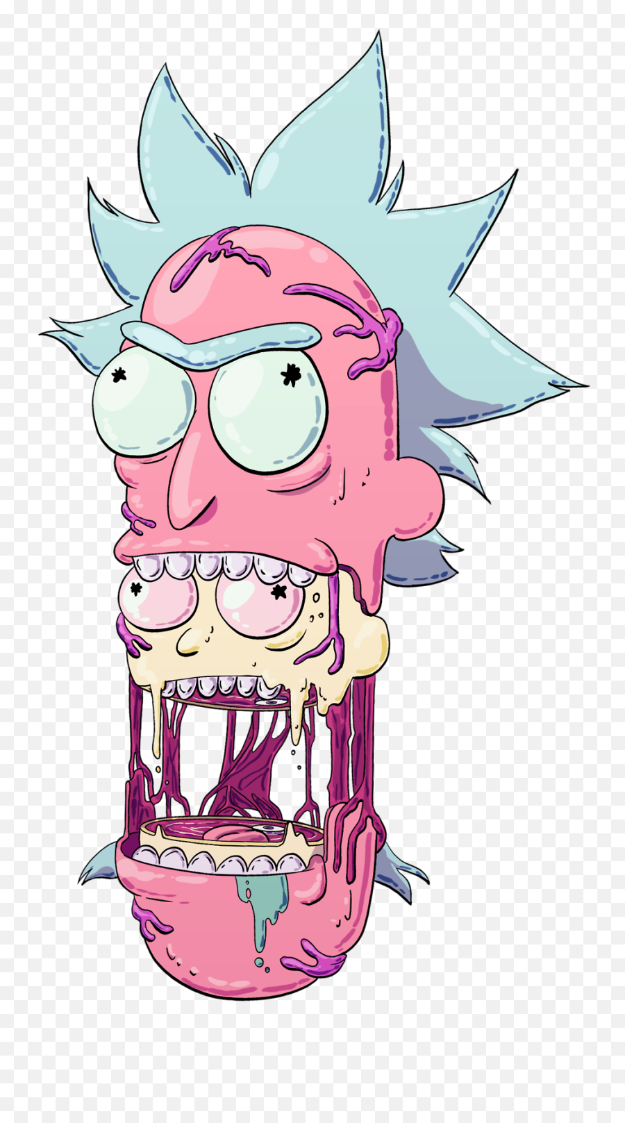 Julieta Draws Photo Ilustraciones Dibujos Animados - Trippy Rick And Morty  Drawing Png,Morty Png - free transparent png images 