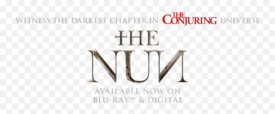 The Nun Movie Official Site - Calligraphy Png,Movie Poster Credits Png