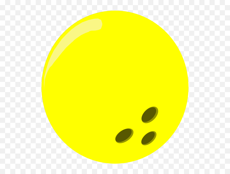 Bowling Ball - Yellow Clip Art At Clkercom Vector Clip Circle Png,Bowling Ball Png