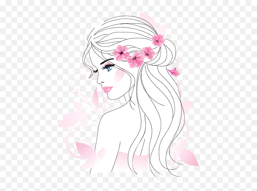Clipart Royalty Free Stock Beauty - Beauty Cartoon Png,Hair Strand Png