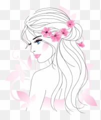 Clipart Royalty Free Stock Beauty - Beauty Cartoon Png,Hair Strand Png