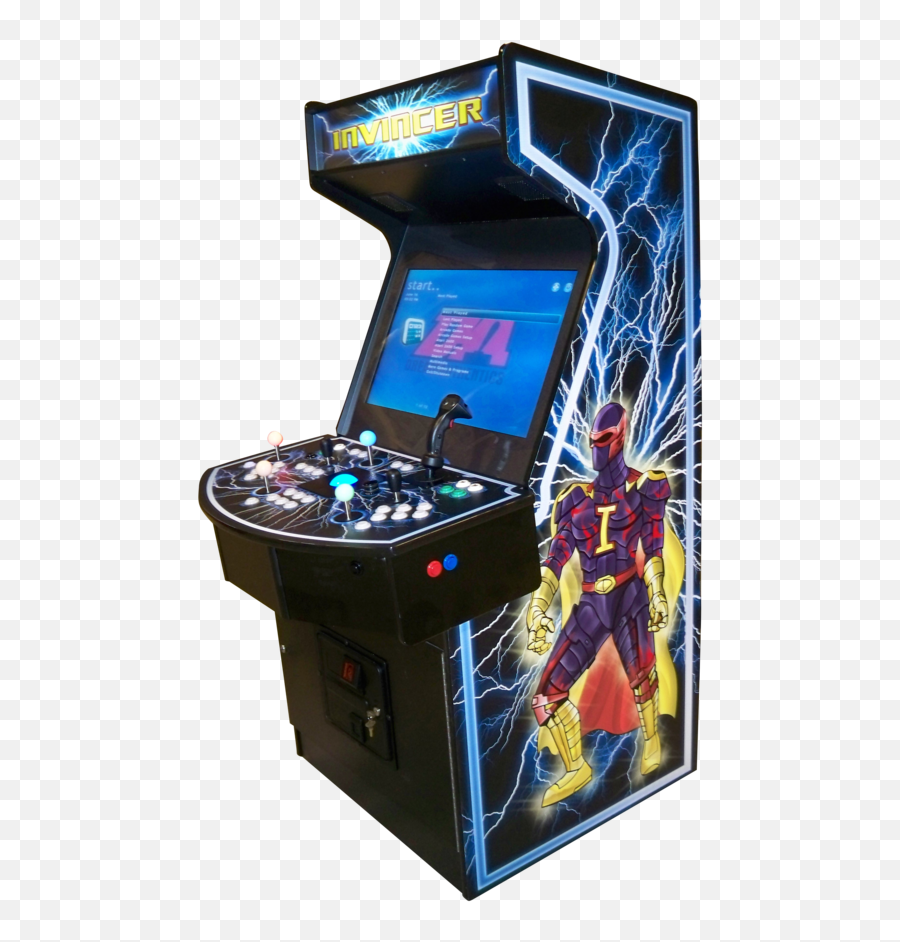 Download Hd Arcade Machines Invincercab - Arcade Càbinet Transparent Png,Arcade Cabinet Png