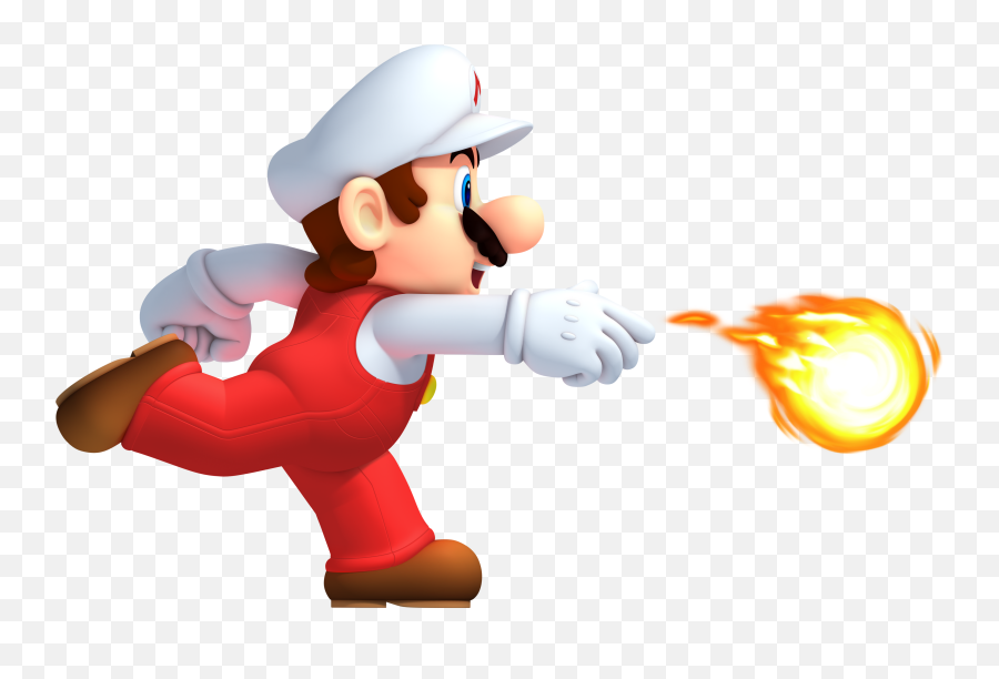 Super Mario Fire Png Image - New Super Mario Bros Fire Mario,Mario Transparent