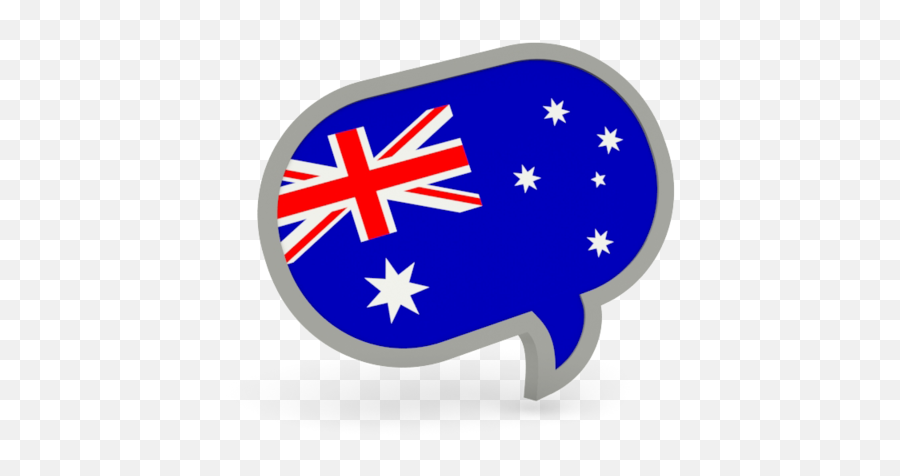 Australia Flag Modern Icon Web Icons Png - Speech Bubble Icon Transparent Flag,Australian Flag Png