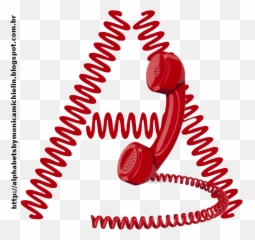 Alfabeto - Illustration Png,Telefone Png
