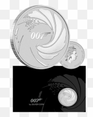 2020 1 James Bond 007 1oz High Relief Silver Coin - png