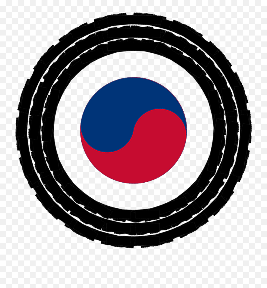 The Korean Flag Expressed As 12369 Mathpics - Circle Png,Korean Flag Png
