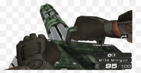 Download Hd Minigun Reload - Minigun First Person Minigun Reload Png,Minigun Png