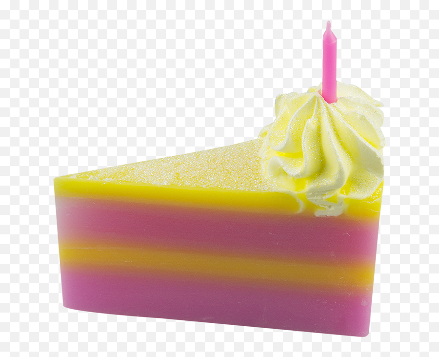 Happy Birthday Soap Cake Slice Decorative The - Happy Birthday Cake Slice Png,Cake Slice Png