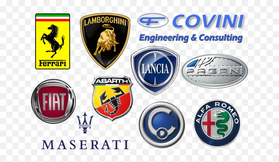 Italian Car Manufacturers - Car Brands To Print Png,Ferrari Car Logo