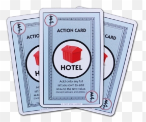 Download Hotel Action Card - Monopoly Deal Cards PNG Image