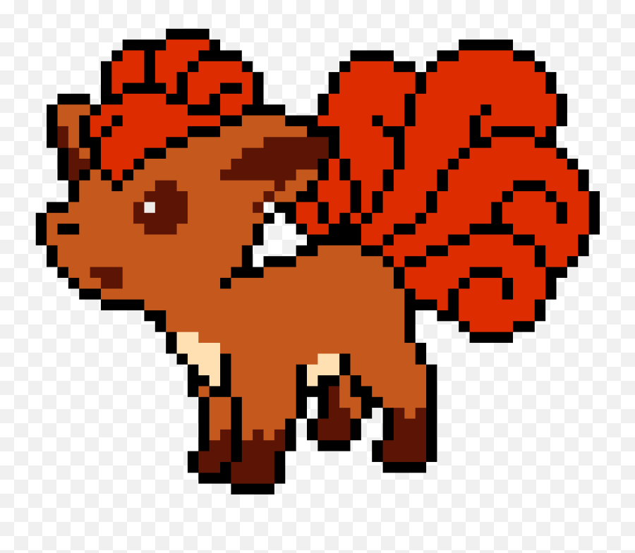 Vulpix - Pokemon Pixel Art Vulpix Png,Vulpix Png