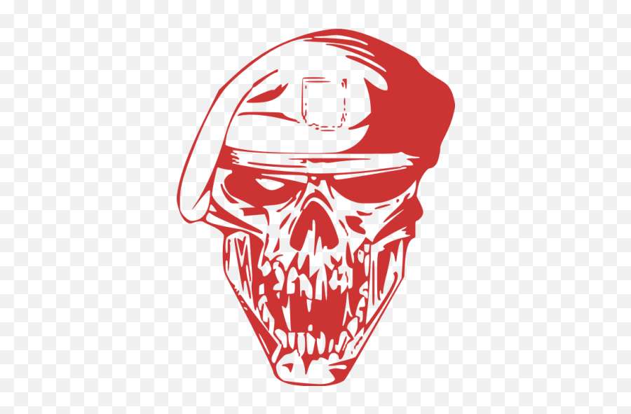 Persian Red Skull 56 Icon - Soldier Skull Logo Png,Red Skull Png