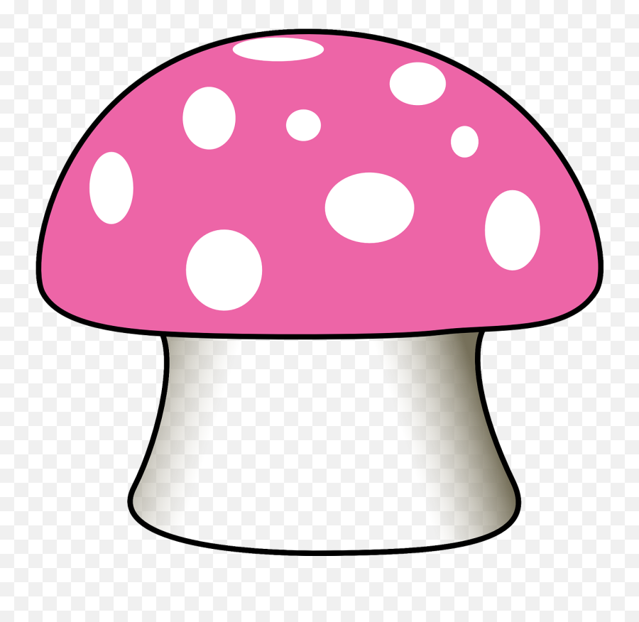 Mushroom Spotted Toadstool - Clipart Of Cute Mushrooms Png,Toadstool Png