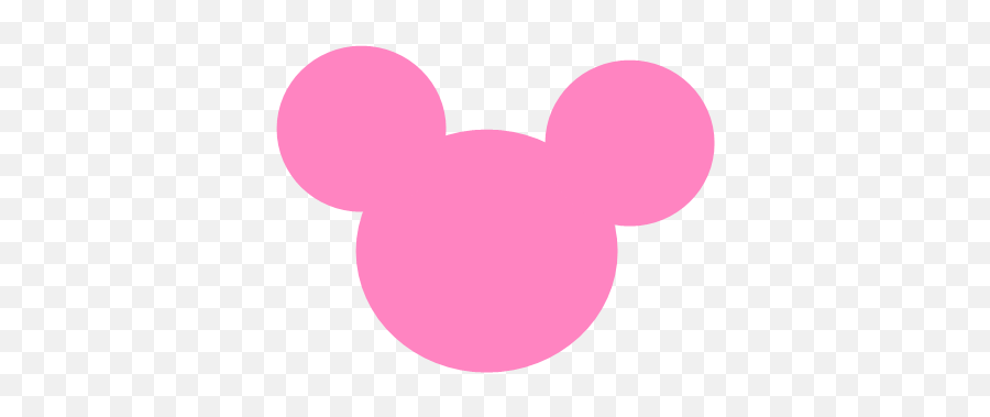 Minnie Mouse Silhouette Pink Magenta - Baby Mickey Mouse Png Pink Mickey Png Transparent,Baby Minnie Mouse Png