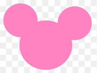 Minnie Mouse Silhouette Pink Magenta - baby mickey mouse png Mickey Png Transparent