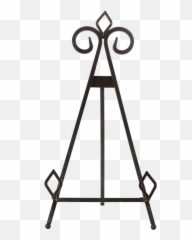 Wrought Iron Tabletop Easel 14 Rentals Bright - Sign Png,Easel Png