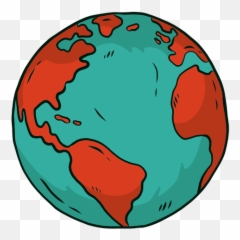 Planet Earth Globe Africa America Flat - Planet Vector Art Png,Flat Earth Png