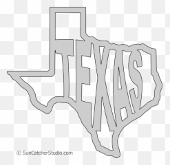 Texas - Stencil State Outline png
